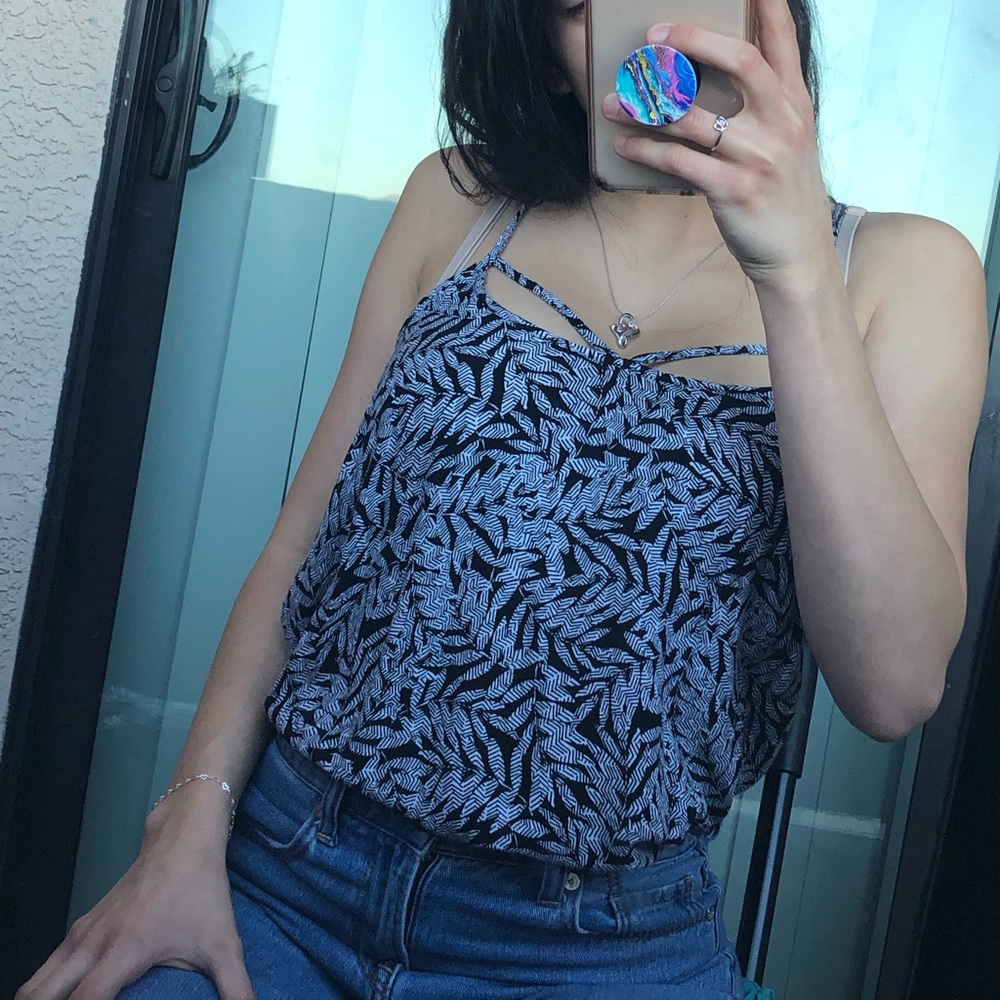 Designed basic tank top